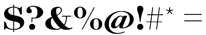 AgathaVAR ExpandedBlack Instance Font OTHER CHARS