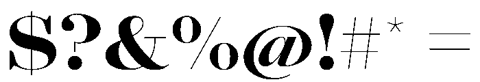 AgathaVAR ExpandedBlackContrast Instance Font OTHER CHARS