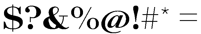 AgathaVAR ExpandedBold Instance Font OTHER CHARS