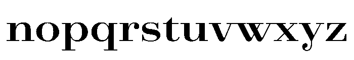 AgathaVAR ExpandedBold Instance Font LOWERCASE