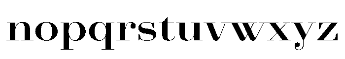 AgathaVAR ExpandedBoldContrast Instance Font LOWERCASE