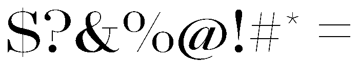AgathaVAR ExpandedContrast Instance Font OTHER CHARS