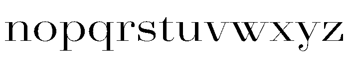 AgathaVAR ExpandedContrast Instance Font LOWERCASE
