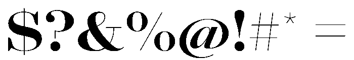 AgathaVAR ExpandedExtraBoldContrast Instance Font OTHER CHARS