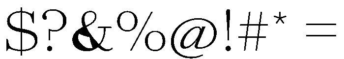 AgathaVAR ExpandedExtraLight Instance Font OTHER CHARS