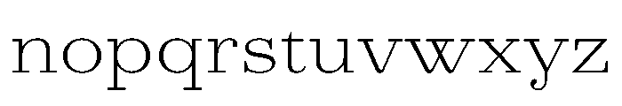 AgathaVAR ExpandedExtraLight Instance Font LOWERCASE