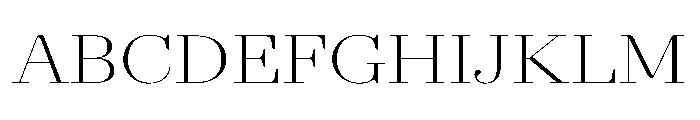 AgathaVAR ExpandedExtraLightContrast Instance Font UPPERCASE