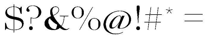 AgathaVAR ExpandedLightContrast Instance Font OTHER CHARS