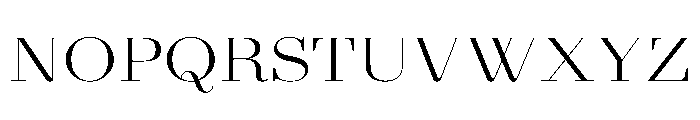 AgathaVAR ExpandedLightContrast Instance Font UPPERCASE