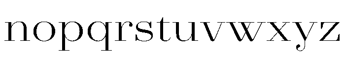 AgathaVAR ExpandedLightContrast Instance Font LOWERCASE
