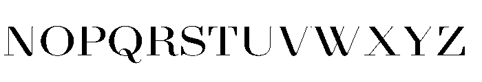 AgathaVAR ExpandedMediumContrast Instance Font UPPERCASE