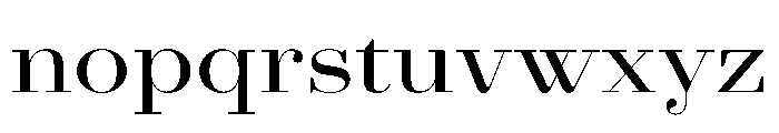 AgathaVAR ExpandedMediumContrast Instance Font LOWERCASE