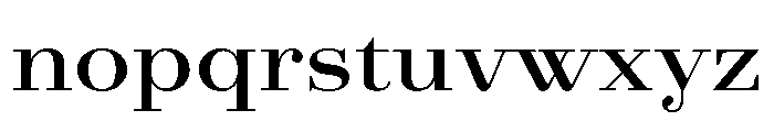 AgathaVAR ExpandedSemiBold Instance Font LOWERCASE