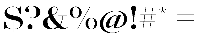 AgathaVAR ExpandedSemiBoldContrast Instance Font OTHER CHARS