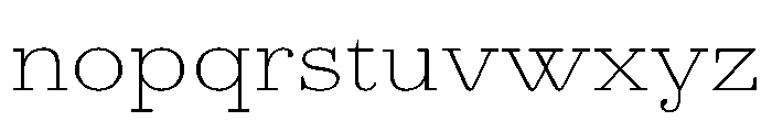 AgathaVAR ExpandedThin Instance 3c8860a5 Font LOWERCASE