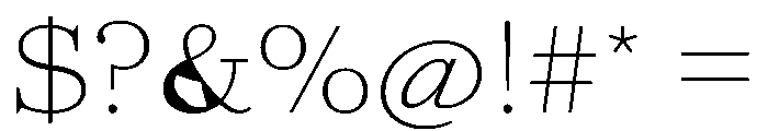 AgathaVAR ExpandedThin Instance Font OTHER CHARS