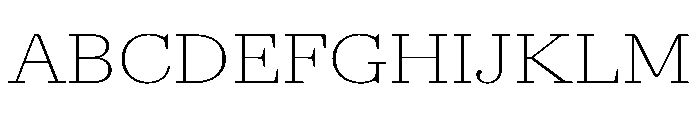 AgathaVAR ExpandedThin Instance Font UPPERCASE