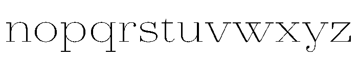 AgathaVAR ExpandedThinContrast Instance Effbe575 Font LOWERCASE