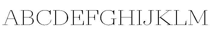 AgathaVAR ExpandedThinContrast Instance Font UPPERCASE