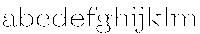 AgathaVAR ExpandedThinContrast Instance FONT