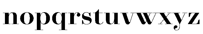 AgathaVAR ExtraBoldContrast Instance Font LOWERCASE