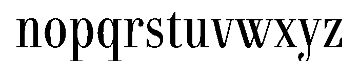 AgathaVAR ExtraCondensed Instance Font LOWERCASE