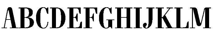 AgathaVAR ExtraCondensedBold Instance Font UPPERCASE