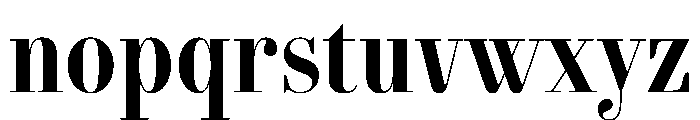 AgathaVAR ExtraCondensedBoldContrast Instance Font LOWERCASE