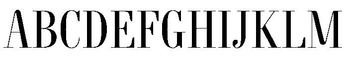 AgathaVAR ExtraCondensedContrast Instance Font UPPERCASE