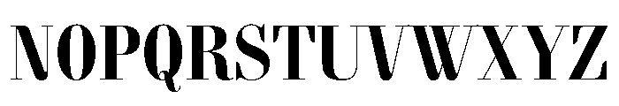 AgathaVAR ExtraCondensedExtraBoldContrast Instance Font UPPERCASE