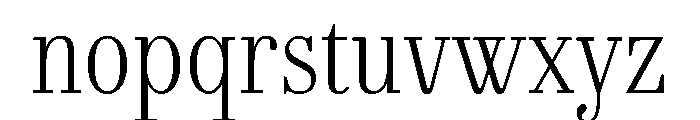 AgathaVAR ExtraCondensedExtraLight Instance 01241a3b Font LOWERCASE