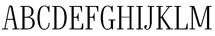 AgathaVAR ExtraCondensedExtraLight Instance Font UPPERCASE