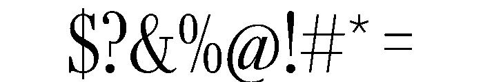 AgathaVAR ExtraCondensedLight Instance Font OTHER CHARS