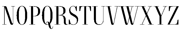 AgathaVAR ExtraCondensedLightContrast Instance Font UPPERCASE