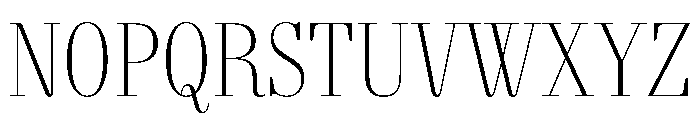 AgathaVAR ExtraCondensedThinContrast Instance 83749fce Font UPPERCASE