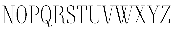 AgathaVAR ExtraCondensedThinContrast Instance Font UPPERCASE