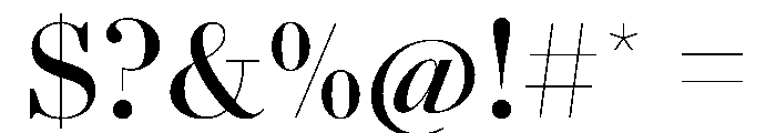 AgathaVAR MediumContrast Instance Font OTHER CHARS