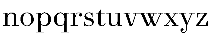 AgathaVAR Regular Instance Font LOWERCASE