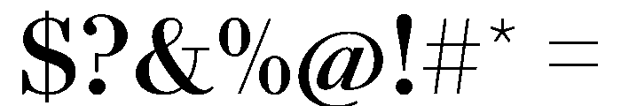 AgathaVAR SemiBold Instance Font OTHER CHARS