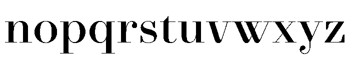 AgathaVAR SemiBoldContrast Instance Font LOWERCASE