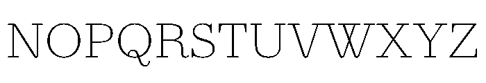 AgathaVAR Thin Instance Font UPPERCASE