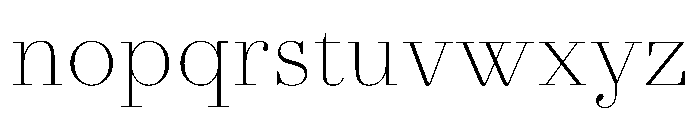 AgathaVAR ThinContrast Instance 3a87b9f0 Font LOWERCASE