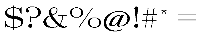 AgathaVAR UltraExpanded Instance Font OTHER CHARS