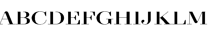 AgathaVAR UltraExpandedBoldContrast Instance Font UPPERCASE