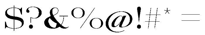 AgathaVAR UltraExpandedContrast Instance Font OTHER CHARS