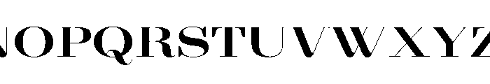 AgathaVAR UltraExpandedExtraBoldContrast Instance Font UPPERCASE