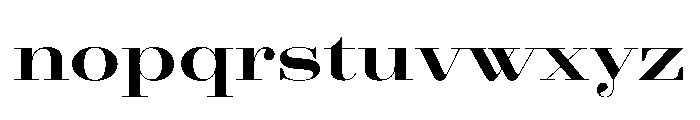 AgathaVAR UltraExpandedExtraBoldContrast Instance Font LOWERCASE