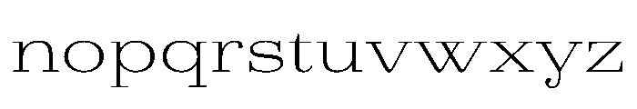 AgathaVAR UltraExpandedExtraLight Instance 8e1cee00 Font LOWERCASE