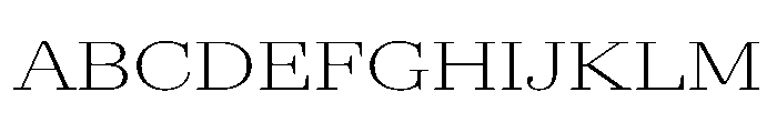 AgathaVAR UltraExpandedExtraLight Instance Font UPPERCASE