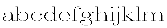 AgathaVAR UltraExpandedExtraLightContrast Instance FONT